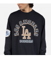 Polera Crewneck MLB  Los Angeles Dodgers Patches Navy
