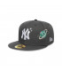 Gorra 59Fifty MLB New York Yankees Planet Icon Gris