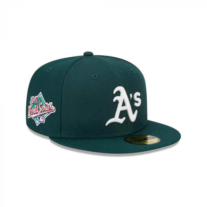 Gorra 59Fifty MLB Oakland Athletics Evergreen Verde Oscuro