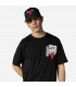 Polo T-Shirt NBA  Chicago Bulls Nba Newspaper Black
