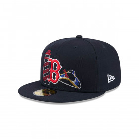 Gorra 59Fifty MLB  Boston Red Sox State Stitch Navy