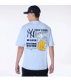 Polo MLB New York Yankees Food Graphic Azul