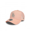 Gorra 9Forty AF MLB Los Angeles Dodgers Metallic Logo Pink