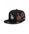 Gorra 59Fifty MLB Los Angeles Dodgers Floral Black
