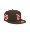 Gorra 59Fifty MLB Los Angeles Dodgers Love From Marrón