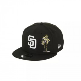 Gorra 9Fifty MLB San Diego Padres Black and Pink Patch Negro