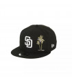 Gorra 9Fifty MLB San Diego Padres Black and Pink Patch Negro