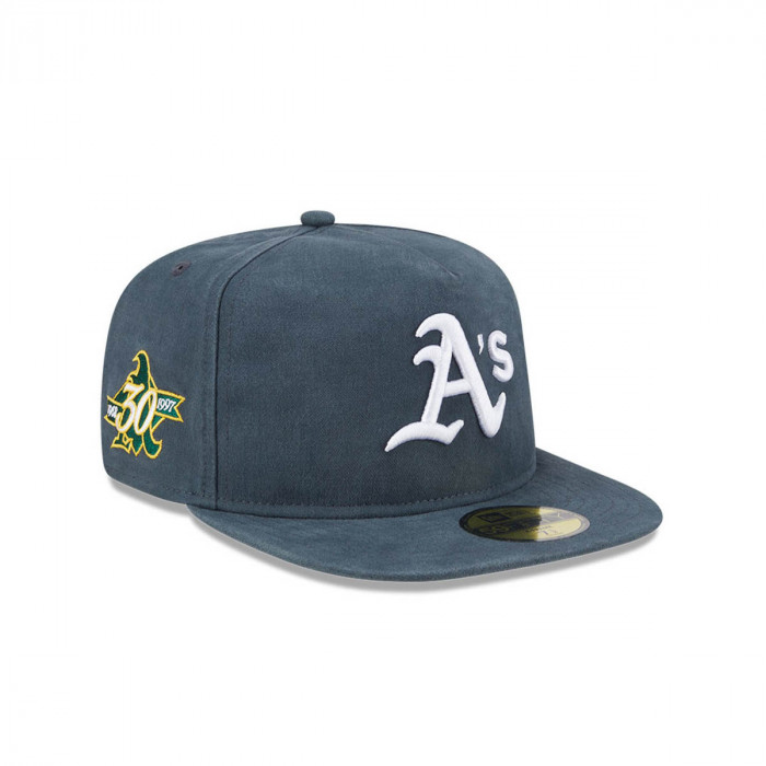 Gorra 59Fifty MLB O.Athletics Championship Side Flag Green