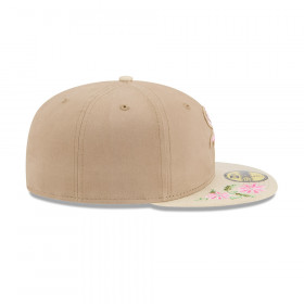 Gorra 59Fifty MLB Chicago White Sox Hand Stitched Floral Beige