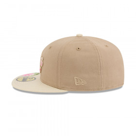 Gorra 59Fifty MLB Oakland Athletics Hand Stitched Floral Beige