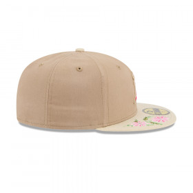 Gorra 59Fifty MLB Oakland Athletics Hand Stitched Floral Beige
