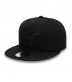 Gorra 9Fifty  Chicago Bulls  Monochrome Black
