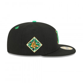 Gorra 59Fifty MLB Boston Red Sox St Patrick's Negro