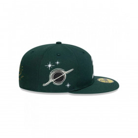 Gorra 59Fifty MLB Oakland Athletics Planet Icon Verde