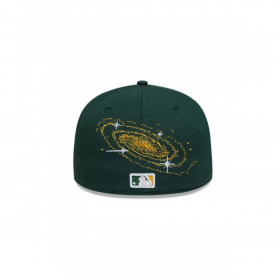 Gorra 59Fifty MLB Oakland Athletics Planet Icon Verde