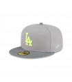 Gorra 59Fifty MLB Los Angeles Dodgers Gris