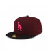 Gorra 59Fifty MLB Los Angeles Dodgers Dark Properties Morado