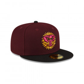 Gorra 59Fifty MLB Oakland Athletics Dark Properties Morado