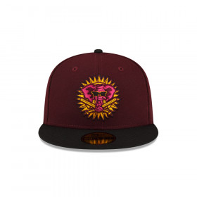 Gorra 59Fifty MLB Oakland Athletics Dark Properties Morado