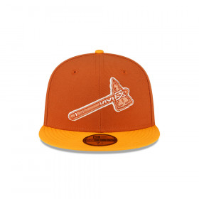 Gorra 59Fifty MLB Atlanta Braves Rust Copper Properties Naranja