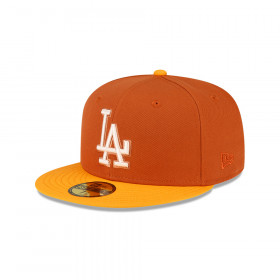 Gorra 59Fifty MLB Los Angeles Dodgers Rust Copper Properties Naranja