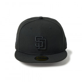 Gorra 59Fifty MLB San Diego Padres Tonal Logo Negro