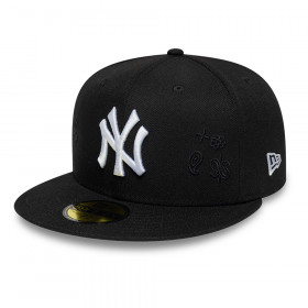 Gorra 59Fifty MLB New York Yankees Paisley Embroidery Negro