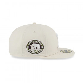 Gorra 59Fifty MLB  Oakland Athletics Coconut Open White