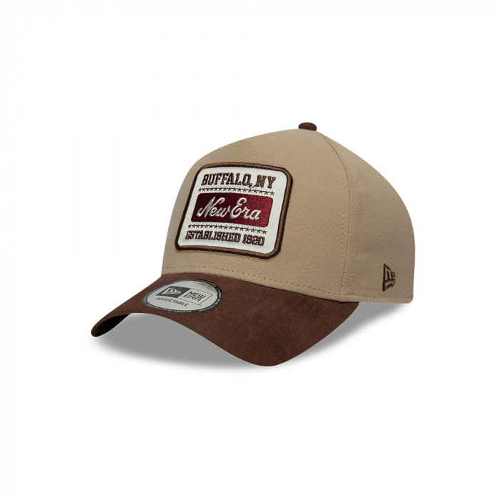Gorra 9Forty New Era Patch Suede Marrón