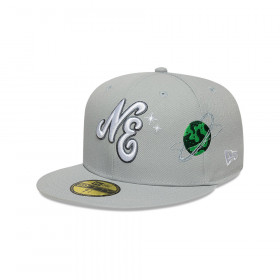 Gorra 59Fifty New Era Branded Planet Icon Grey
