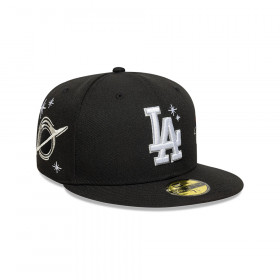 Gorra 59Fifty MLB Los Angeles Dodgers Planet Icon Negro