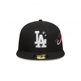 Gorra 59Fifty MLB Los Angeles Dodgers Planet Icon Negro