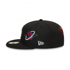 Gorra 59Fifty MLB Los Angeles Dodgers Planet Icon Negro