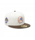 Gorra 59Fifty MLB New York Yankees Chrome Walnut Blanco