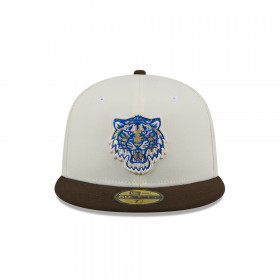 Gorra 59Fifty MLB Detroit Tigers Chrome Walnut Crema