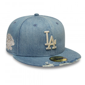 Gorra 59Fifty MLB LOS ANGELES DODGERS DAMAGED Celeste