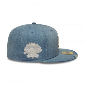 Gorra 59Fifty MLB LOS ANGELES DODGERS DAMAGED Celeste