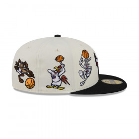 Gorra 59Fifty NBA Chicago Bulls Space Jam Blanco