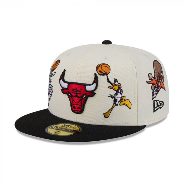Gorra 59Fifty NBA Chicago Bulls Space Jam Blanco