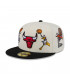 Gorra 59Fifty NBA Chicago Bulls Space Jam Blanco