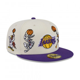 Gorra 59Fifty NBA Los Angeles Lakers Space Jam Blanco