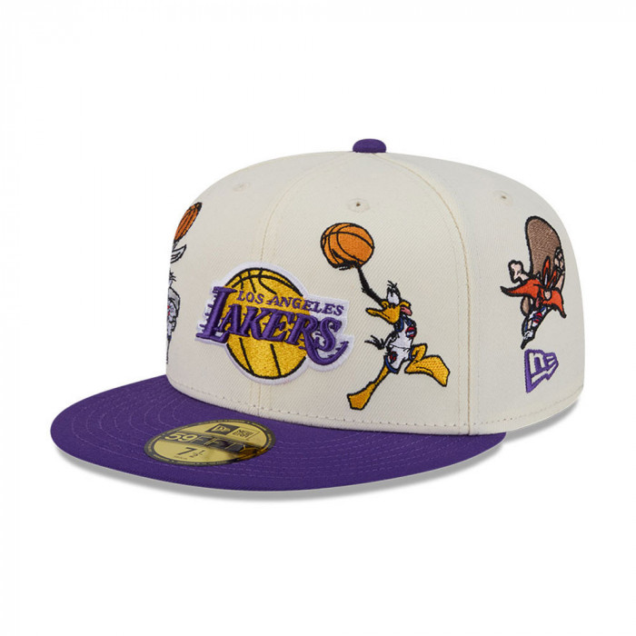 Gorra 59Fifty NBA Los Angeles Lakers Space Jam Blanco