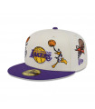 Gorra 59Fifty NBA Los Angeles Lakers Space Jam Blanco