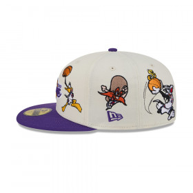 Gorra 59Fifty NBA Los Angeles Lakers Space Jam Blanco