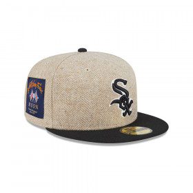 Gorra 59Fifty MLB Chicago White Sox Herringbone Moon Beige