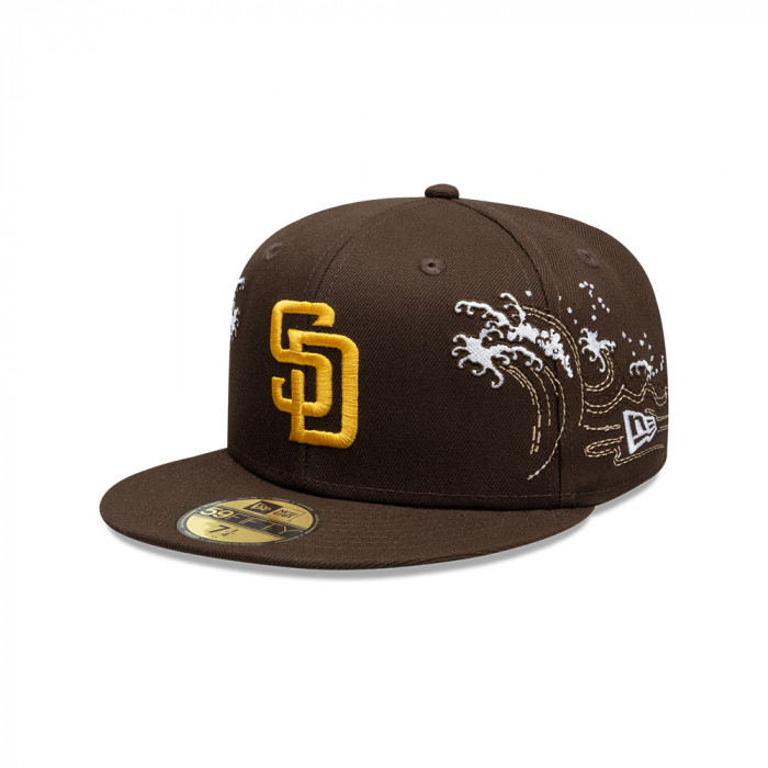 Gorra 59Fifty MLB  San Diego Padres Tonal Wave Dark Brown