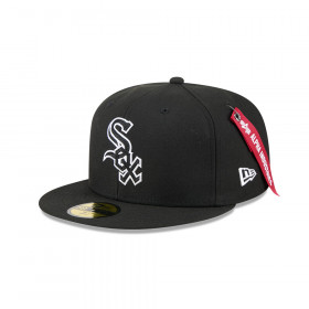 Gorra 59Fifty MLB Chicago White Sox Alpha Industries Negro