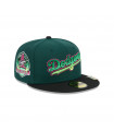 Gorra 59Fifty MLB Los Angeles Dodgers NA Exclusive Verde