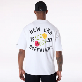 Polo New Era Floral Graphic Blanco