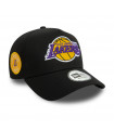 Gorra 9Forty NBA Los Angeles Lakers Patch Negro